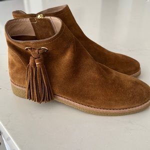 Kate Spade Brown Leather Suede boots/booties -Never Worn